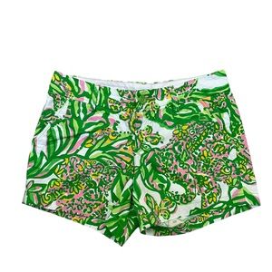 Lilly Pulitzer Pink & Green Callahan Shorts